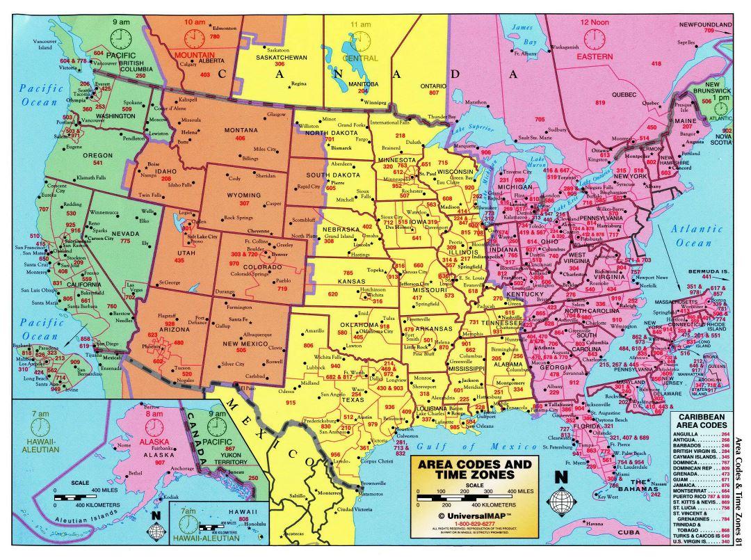 Show Time Zone Map In Usa