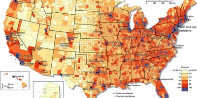 NOUS, la carte de densité de population