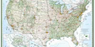 USA street map